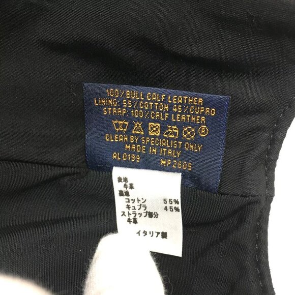 LOUIS VUITTON MP2605 Monogram Newsboy cap 1.1 Leather Cap Hat Black - Picture 3 of 8